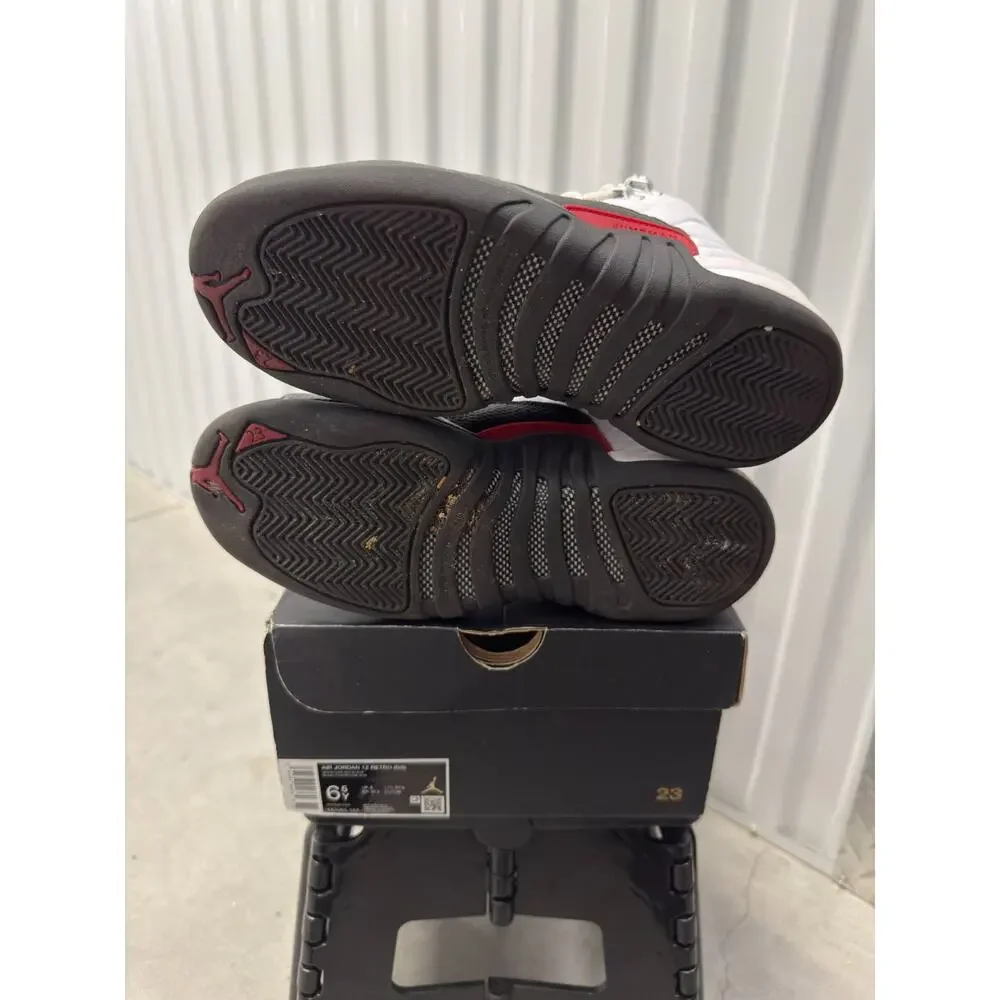 Nike Air Jordan 12 Taxi Flip White Gym 2024 Size 6.5Y GS - 153265-162